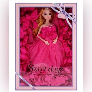 Beautiful lifelike bride doll for girls